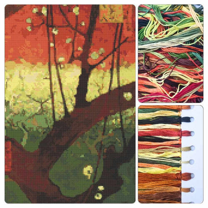 Japonaiserie after Hiroshige Cross Stitch Kit