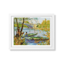 Fishing in the Spring Cross Stitch Kit | Vincent Van Gogh