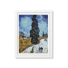 Country Road in Provence Night Cross Stitch Kit | Vincent Van Gogh