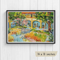 Provence Cross Stitch Pattern - Premium Cross Stitch Pattern - Vincent Van Gogh