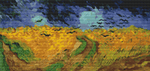 Wheatfield with Crows Cross Stitch Kit by Vincent Van Gogh