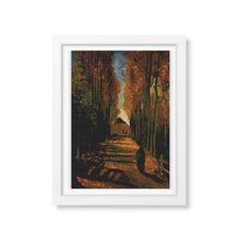 Avenue of Poplars at Sunset Cross Stitch Kit | Vincent Van Gogh