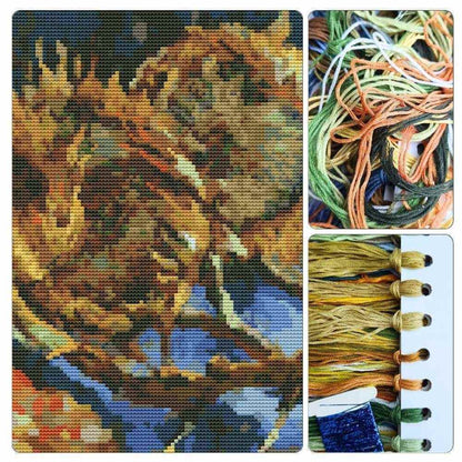 Still Life with Four Sunflowers Cross Stitch Kit