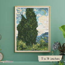 Cypresses Cross Stitch Kit | Vincent Van Gogh