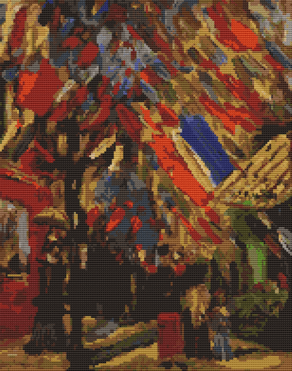 The Fourteenth of July Celebration in Paris Cross Stitch Pattern | Vincent Van Gogh