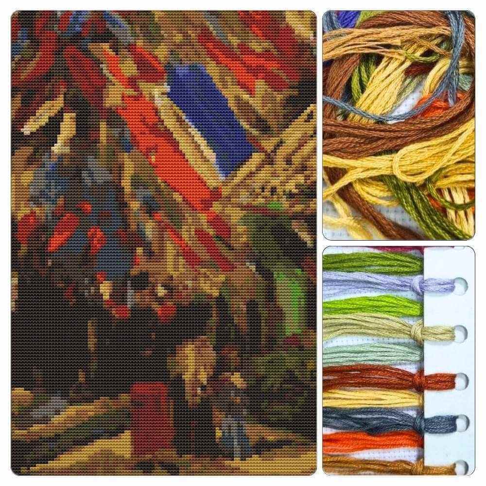 The Fourteenth of July Celebration in Paris Cross Stitch Kit