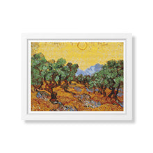 Olive Trees with Yellow Sky and Sun Cross Stitch Kit | Vincent van Gogh