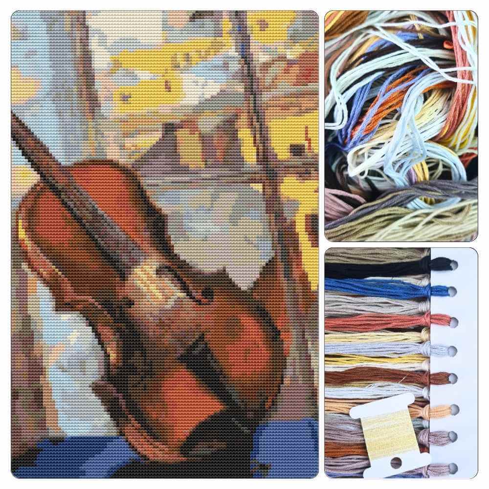 A Violin Cross Stitch Kit