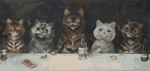 The Bachelor Party Cross Stitch Pattern | Louis Wain