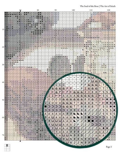 The Soul of the Rose Cross Stitch Pattern