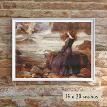 Miranda Cross Stitch Pattern | John William Waterhouse