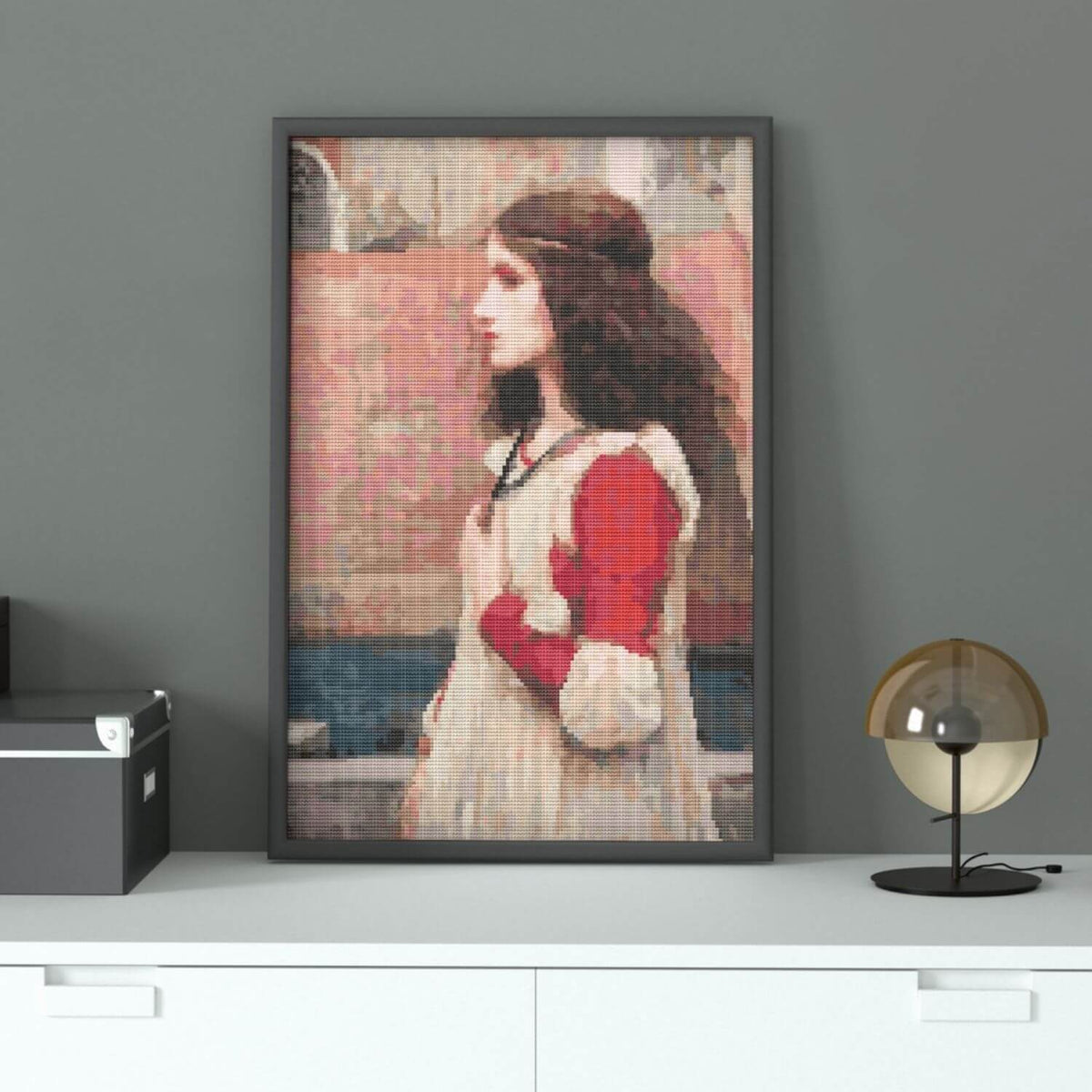 Juliet Cross Stitch Kit - Premium Cross Stitch Kit - John William Waterhouse