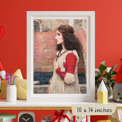 Juliet Cross Stitch Pattern | John William Waterhouse