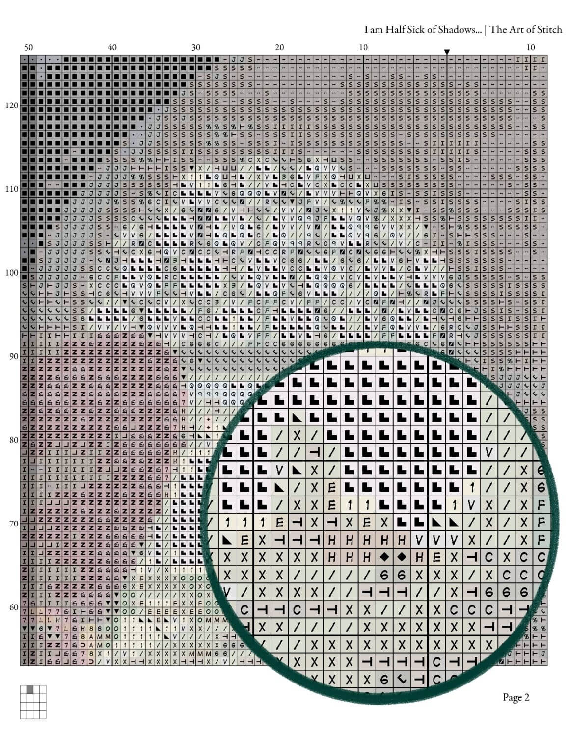 I am Half Sick of Shadows said The Lady of Shalott Cross Stitch Pattern - Premium Cross Stitch Pattern - John William Waterhouse