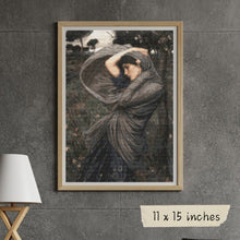 Boreas Cross Stitch Pattern | John William Waterhouse