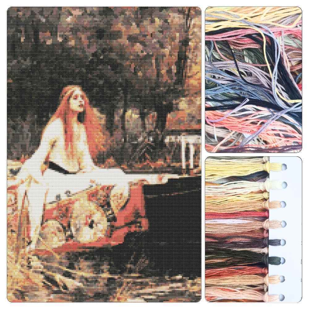 The Lady of Shalott Cross Stitch Kit