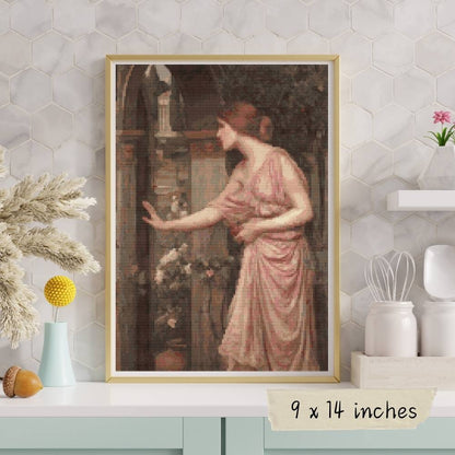 Psyche Entering Cupid's Garden Cross Stitch Kit