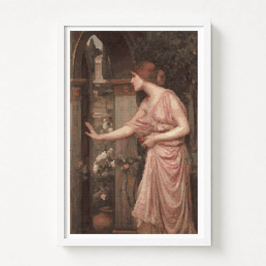 Psyche Entering Cupid's Garden Cross Stitch Pattern