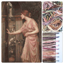 Psyche Entering Cupid's Garden Cross Stitch Kit - Premium Cross Stitch Kit - John William Waterhouse
