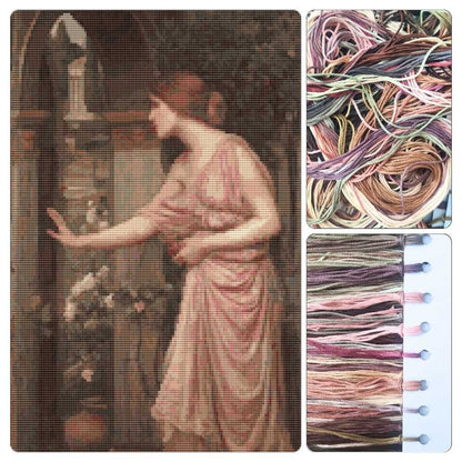 Psyche Entering Cupid's Garden Cross Stitch Kit