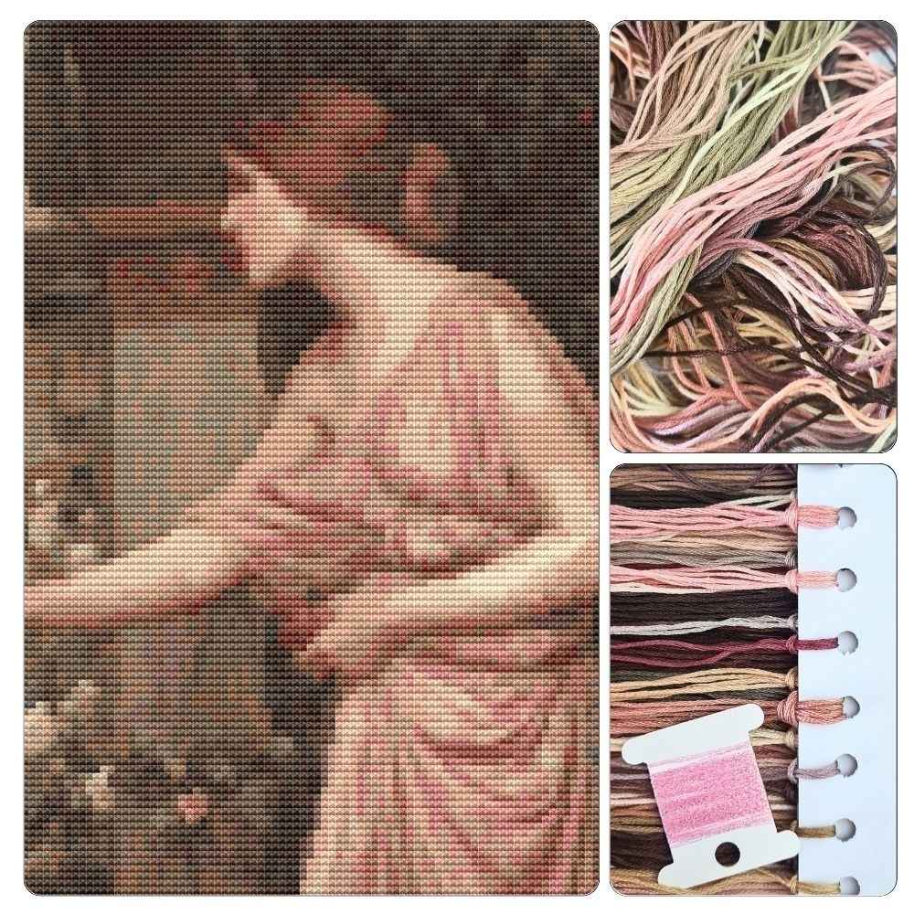 Psyche Entering Cupid's Garden Cross Stitch Kit
