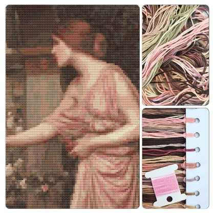 Psyche Entering Cupid's Garden Cross Stitch Kit
