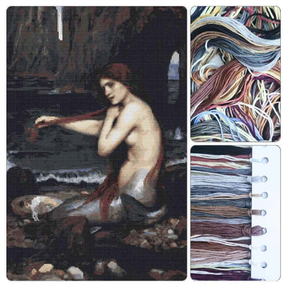 A Mermaid Cross Stitch Kit
