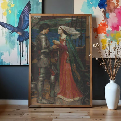 Tristan and Isolde Cross Stitch Pattern