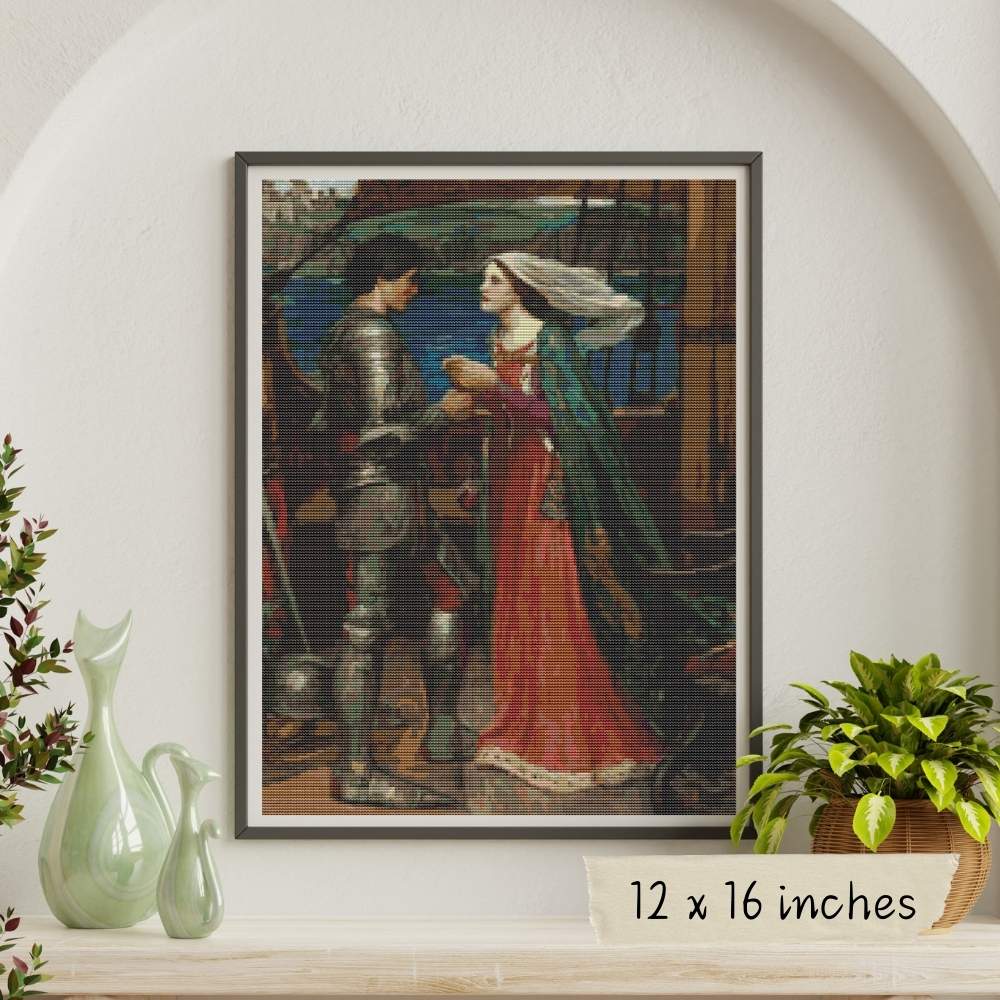 Tristan and Isolde Cross Stitch Pattern