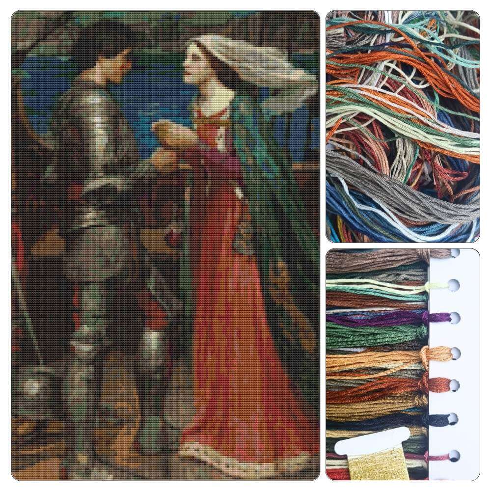 Tristan and Isolde Cross Stitch Kit