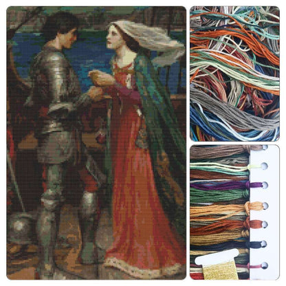 Tristan and Isolde Cross Stitch Kit