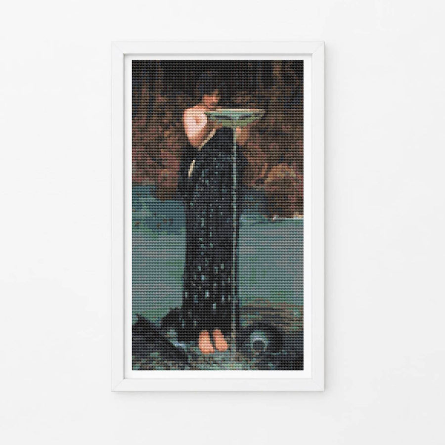 Circe Invidiosa Cross Stitch Pattern