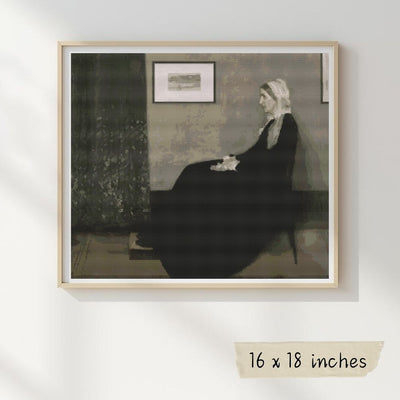 Whistler's Mother Cross Stitch Kit