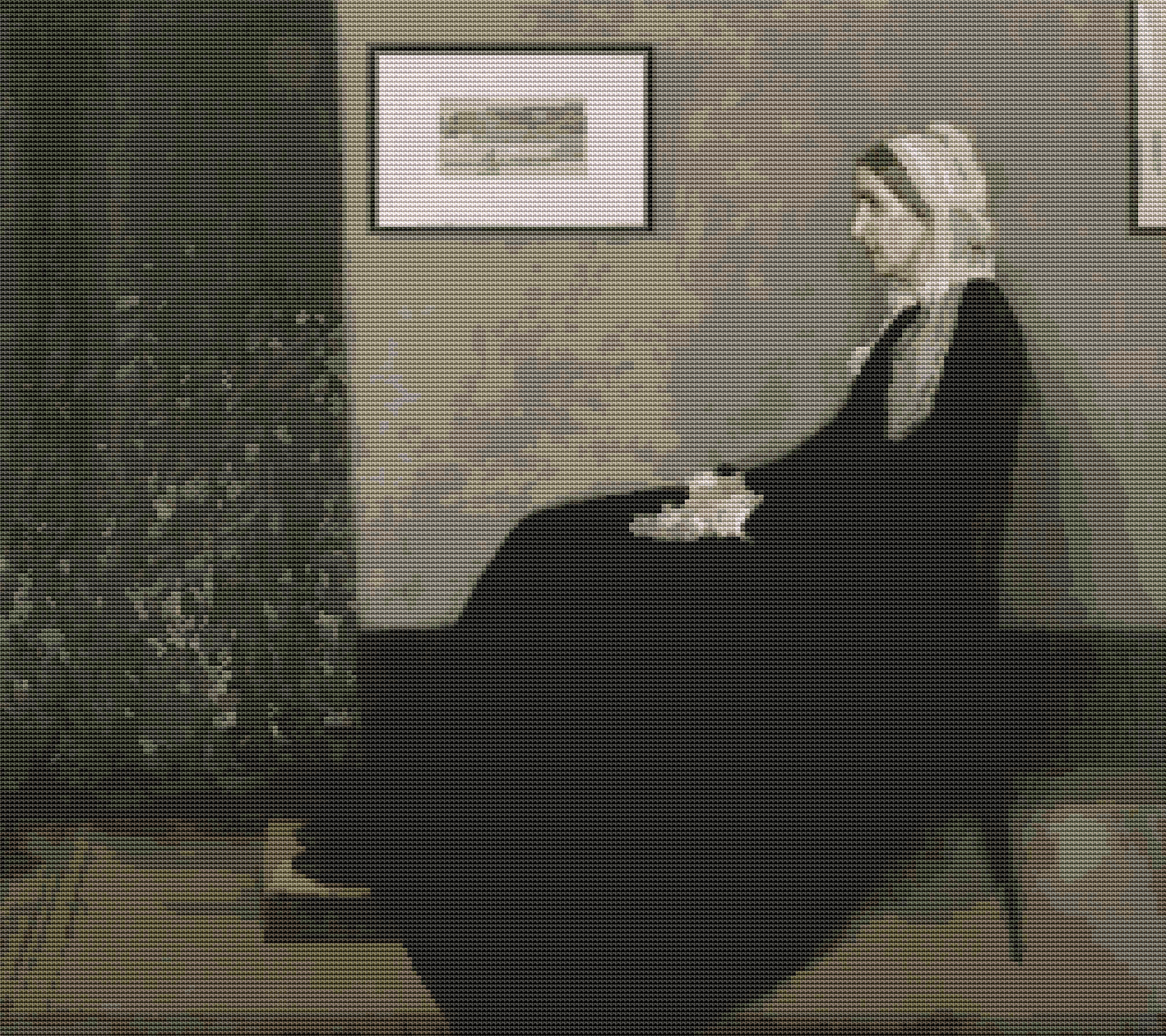 Whistler's Mother Cross Stitch Pattern | James McNeill Whistler