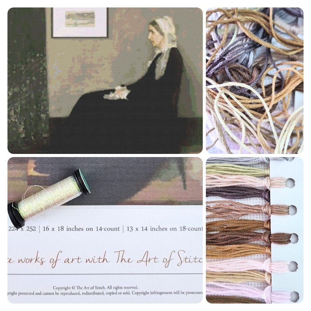 Whistler's Mother Cross Stitch Kit | James McNeill Whistler