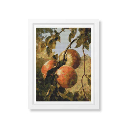 Apples Cross Stitch Kit | Thomas Worthington Wittredge