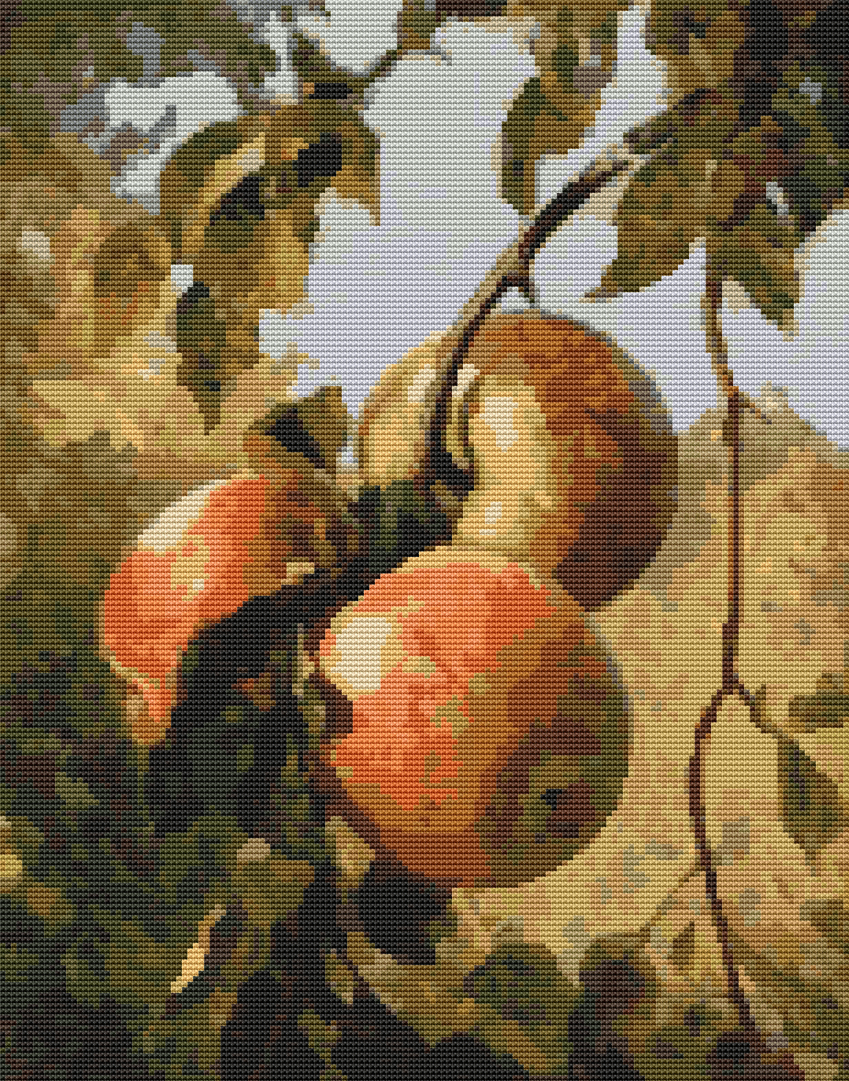 Apples Cross Stitch Kit | Thomas Worthington Wittredge