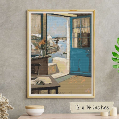 The Blue Door Cross Stitch Kit