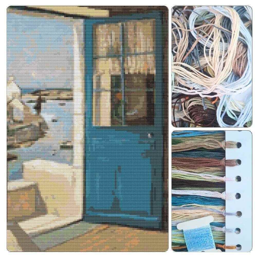 The Blue Door Cross Stitch Kit