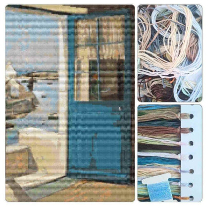 The Blue Door Cross Stitch Kit