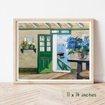 The Green Door Cross Stitch Pattern