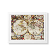 Nova Orbis Tabula Cross Stitch Pattern | Frederick de Witt