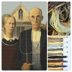 American Gothic Cross Stitch Kit