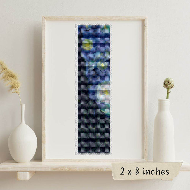 The Starry Night Bookmark Cross Stitch Kit - The Art of Cross Stitch