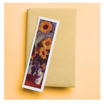 Sunflowers Bookmark Cross Stitch Kit | Claude Monet