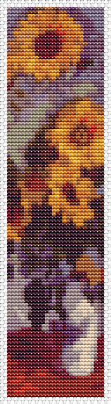 Sunflowers Bookmark Cross Stitch Kit