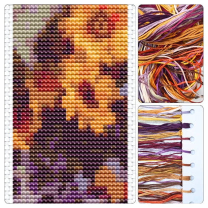 Sunflowers Bookmark Cross Stitch Kit
