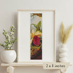 Orchids and Hummingbird Bookmark Cross Stitch Kit - The Art of Cross Stitch