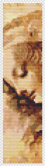 A Woman's Head Bookmark Cross Stitch Kit