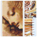 A Woman's Head Bookmark Cross Stitch Kit